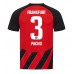 Maillot de foot Eintracht Frankfurt Willian Pacho #3 Domicile vêtements 2023-24 Manches Courtes